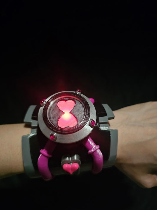Sci-Fi Alien Hero Watch Prop Shell | 3D Printed Cosplay Accessory for 42mm Smartwatch