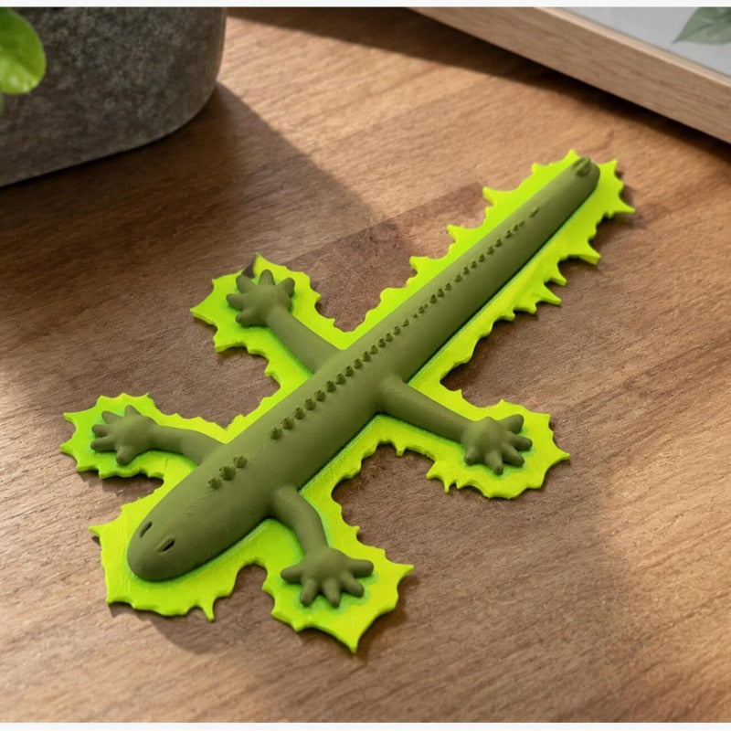 Nostalgic Magic Chi Lizard Prop | Glow-in-the-Dark Keychain & Bag Pendant