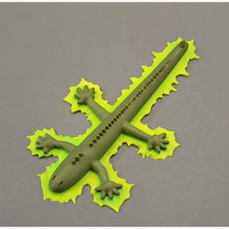 Nostalgic Magic Chi Lizard Prop | Glow-in-the-Dark Keychain & Bag Pendant