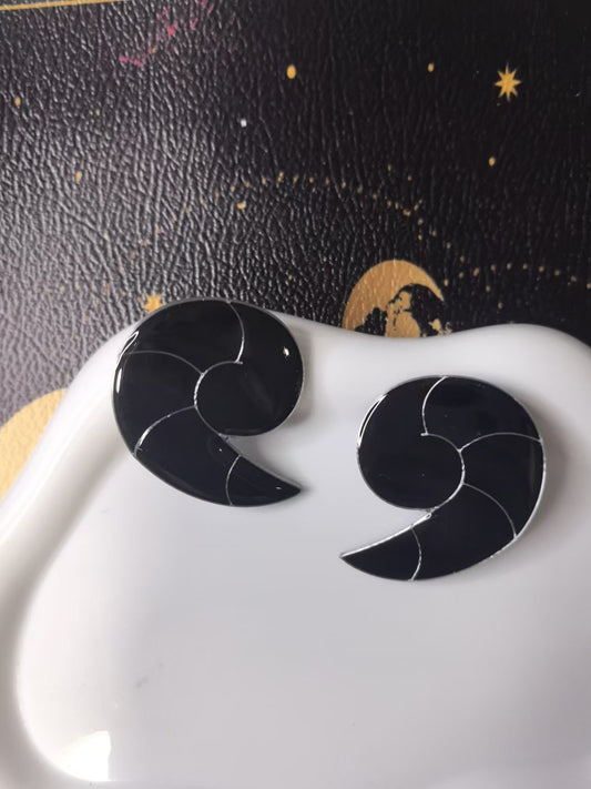 Goat Miraculous Hair Clips - Caprikid Cosplay Prop (Pair, Handmade Resin)