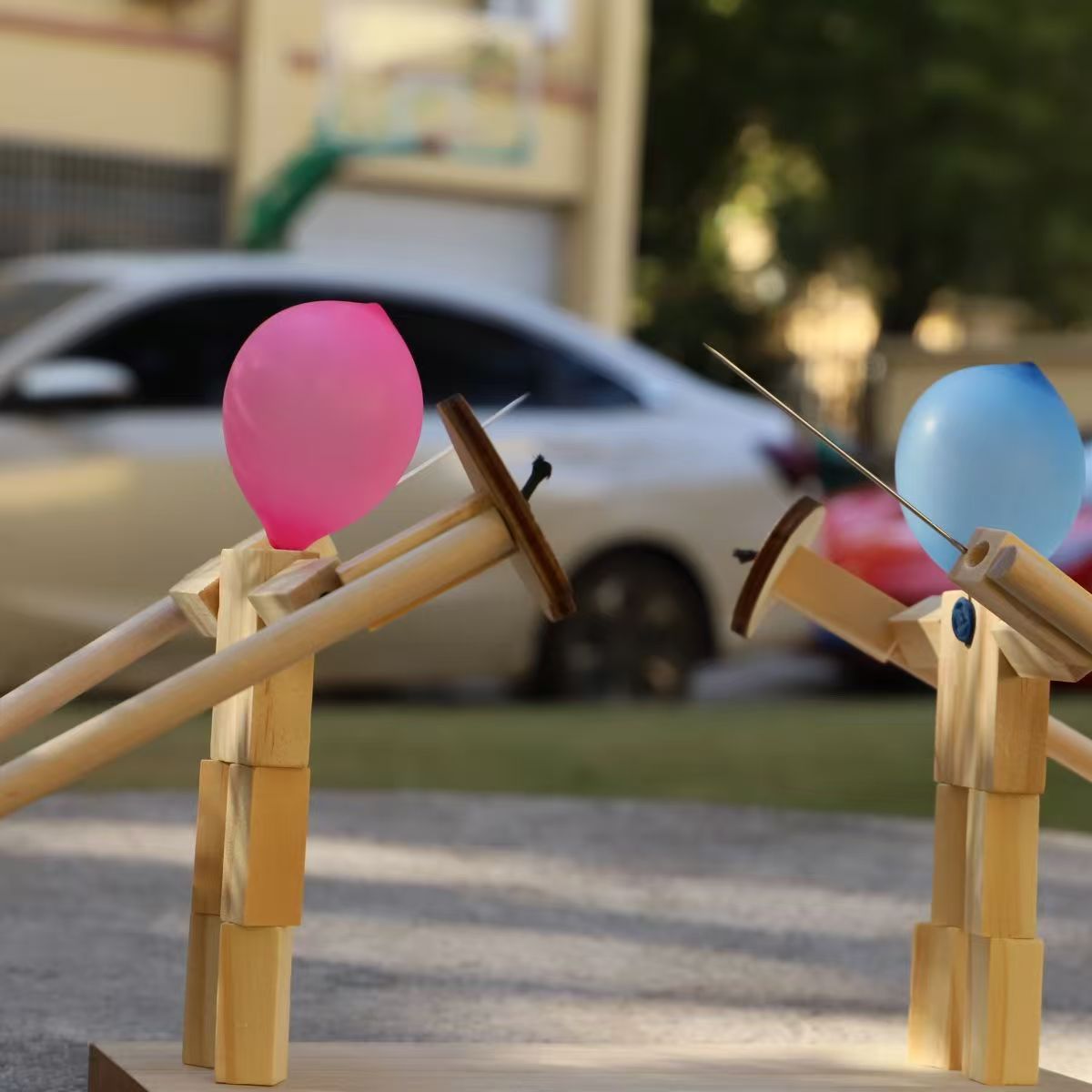 Viral Balloon Bamboo Man Battle - Ultimate 2-Player Party Game