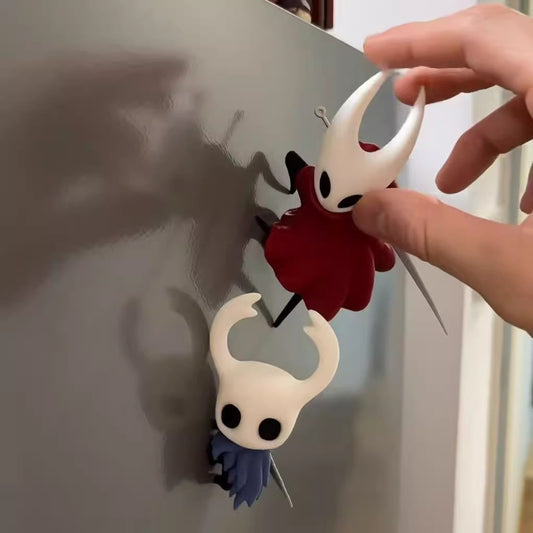 Hollow Knight Magnetic Figures - Hornet & The Knight Fridge Magnets