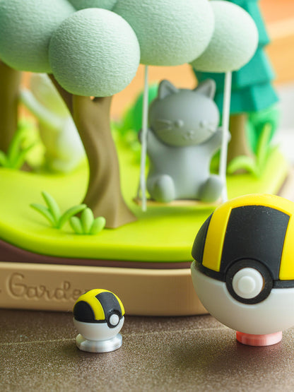 Miniature 15mm Poké Ball Replicas - Ultra Tiny Collectible Figures