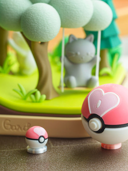 Miniature 15mm Poké Ball Replicas - Ultra Tiny Collectible Figures