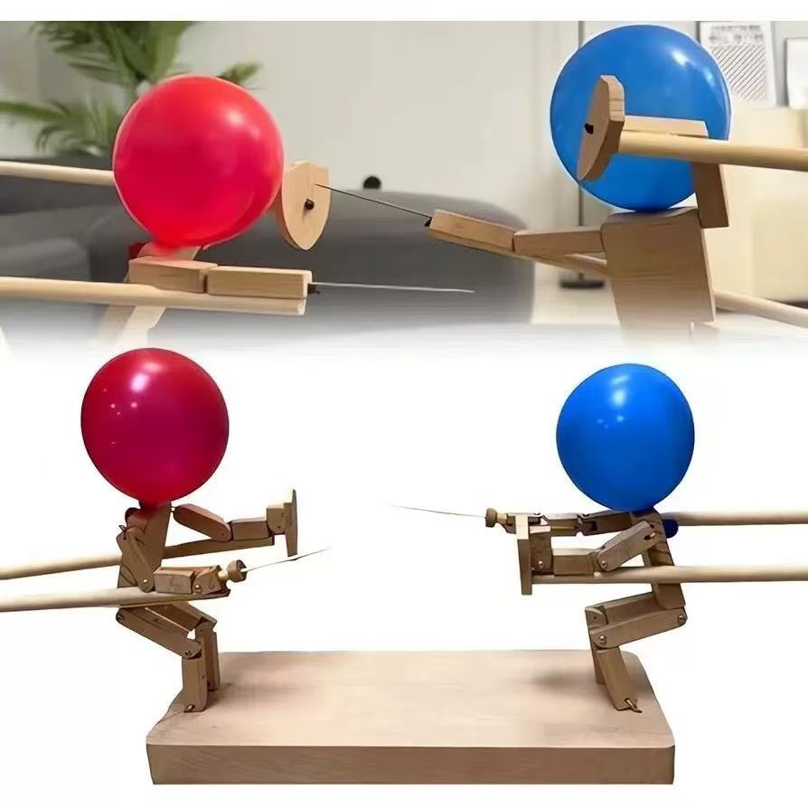 Viral Balloon Bamboo Man Battle - Ultimate 2-Player Party Game
