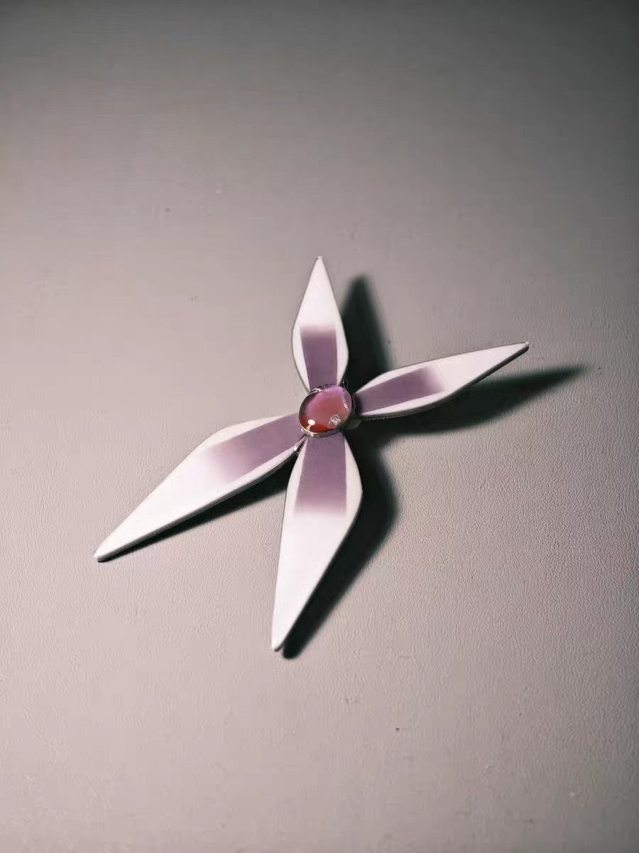 Handmade Butterfly Miraculous Brooch - Hawk Moth / Gabriel Agreste Cosplay Prop Replica