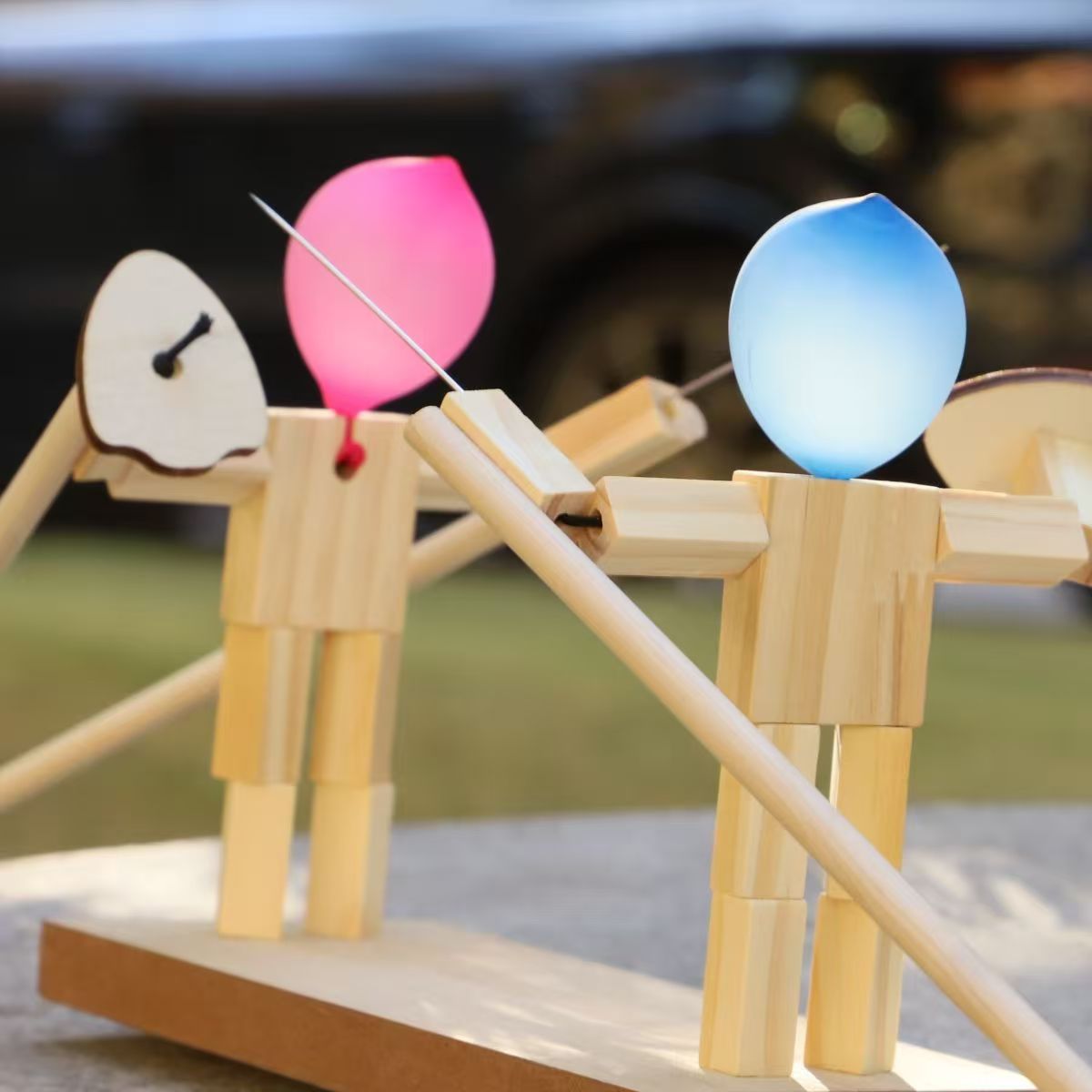 Viral Balloon Bamboo Man Battle - Ultimate 2-Player Party Game