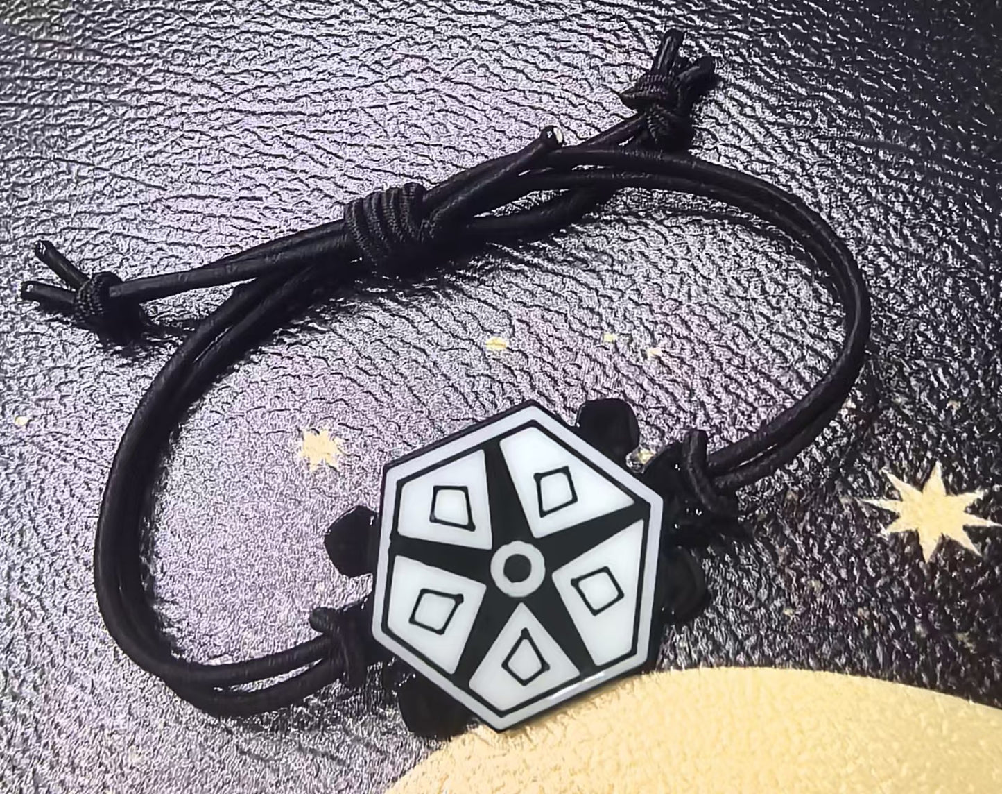 Glow-in-the-Dark Turtle Miraculous Bracelet - Carapace Cosplay Prop (Handmade Resin)