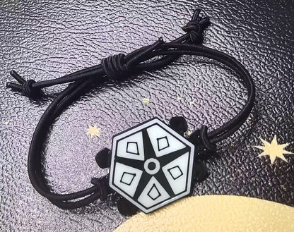 Glow-in-the-Dark Turtle Miraculous Bracelet - Carapace Cosplay Prop (Handmade Resin)