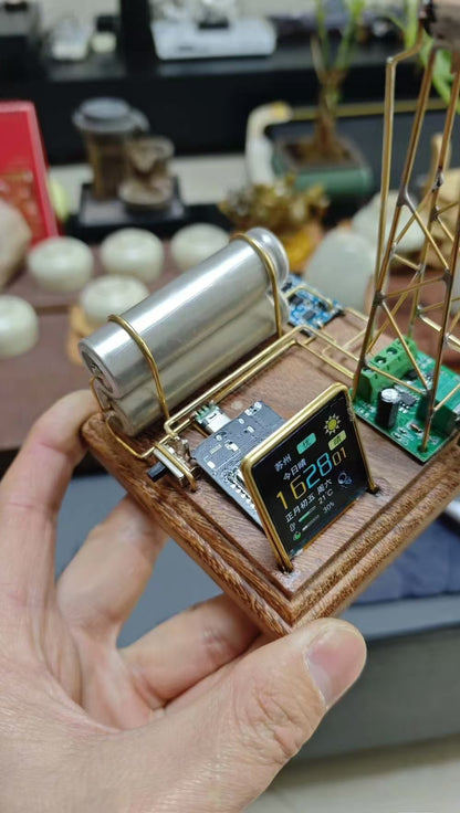 Windmill Kinetic Light Gen 2: Precision Engineered Desk Art