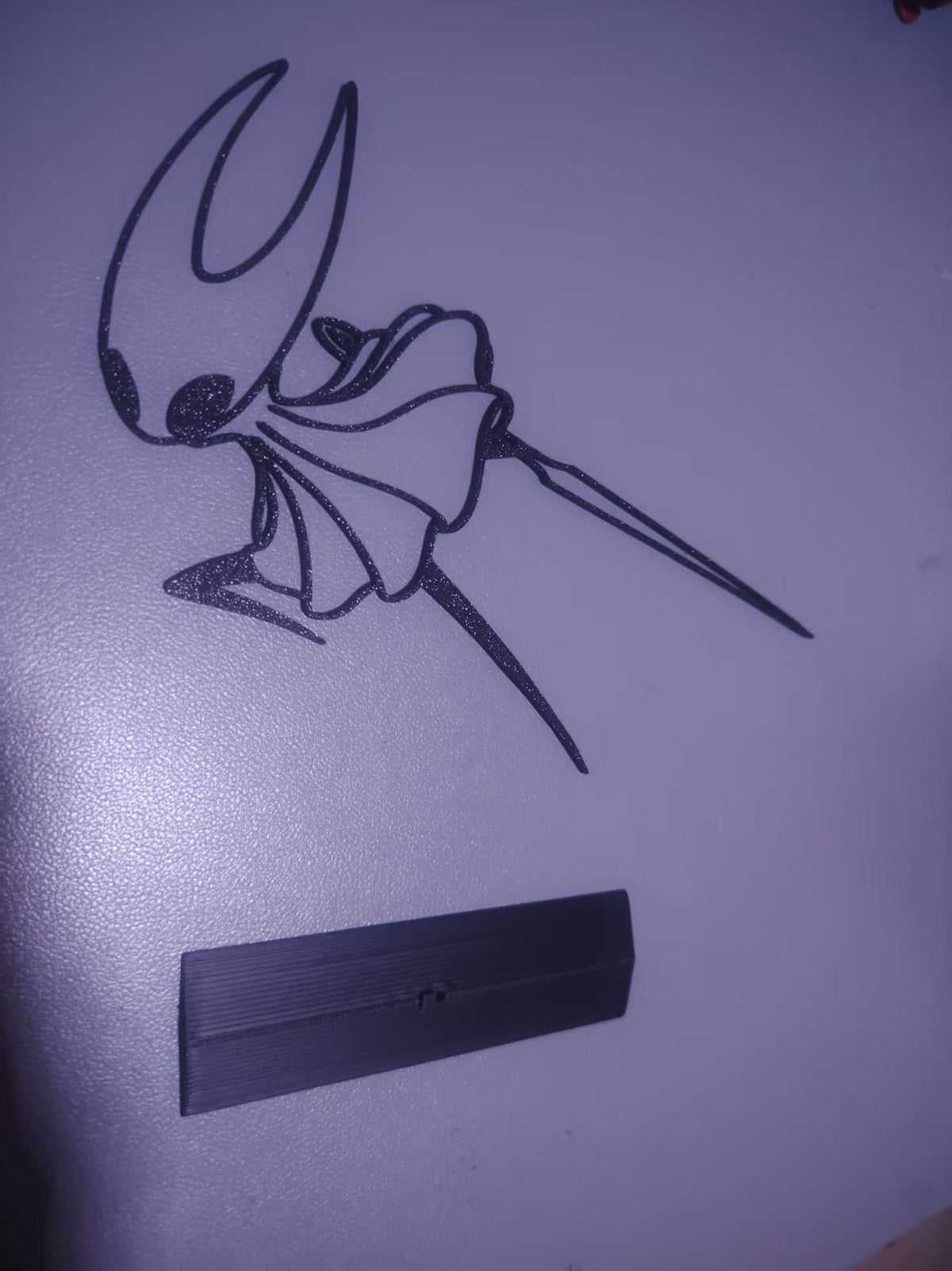 The Magic of Hallownest: Hornet Shadow Silhouette Art Figure