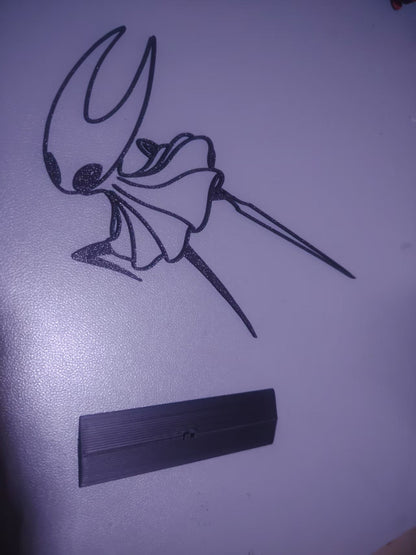 The Magic of Hallownest: Hornet Shadow Silhouette Art Figure