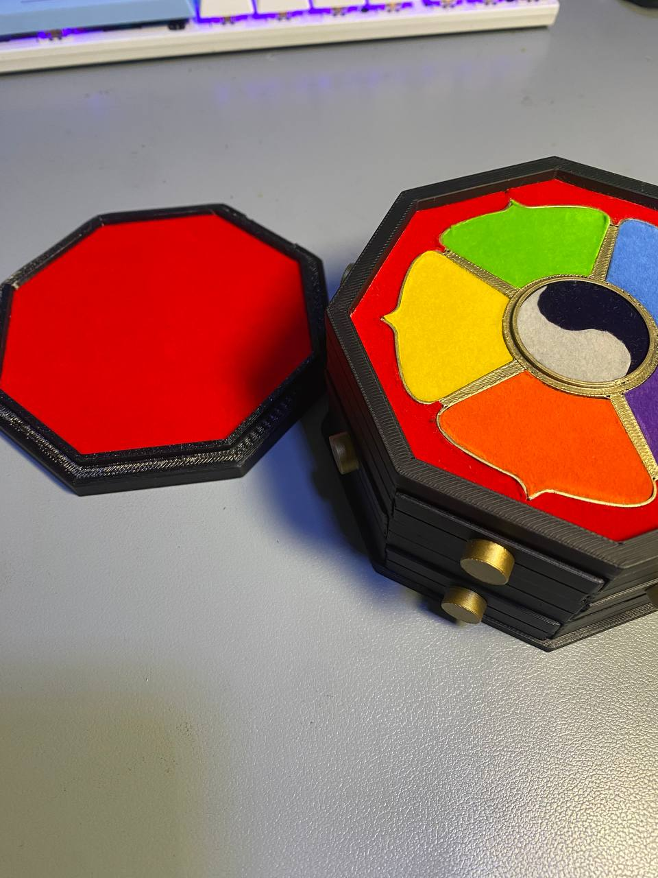 Handcrafted Mini Miracle Box | Functional Secret Jewelry Box with Drawers | 3D Printed Collectible