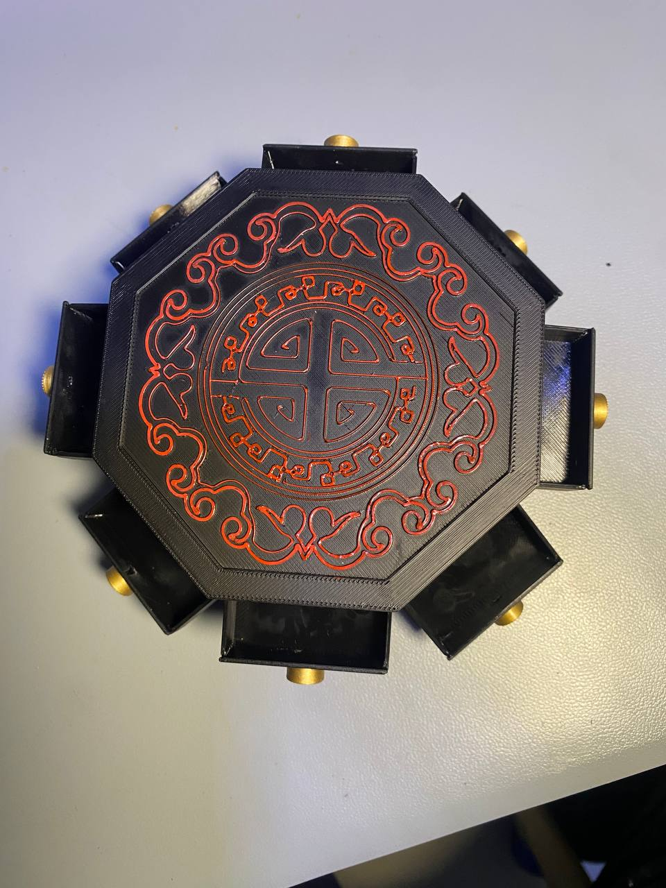Handcrafted Mini Miracle Box | Functional Secret Jewelry Box with Drawers | 3D Printed Collectible