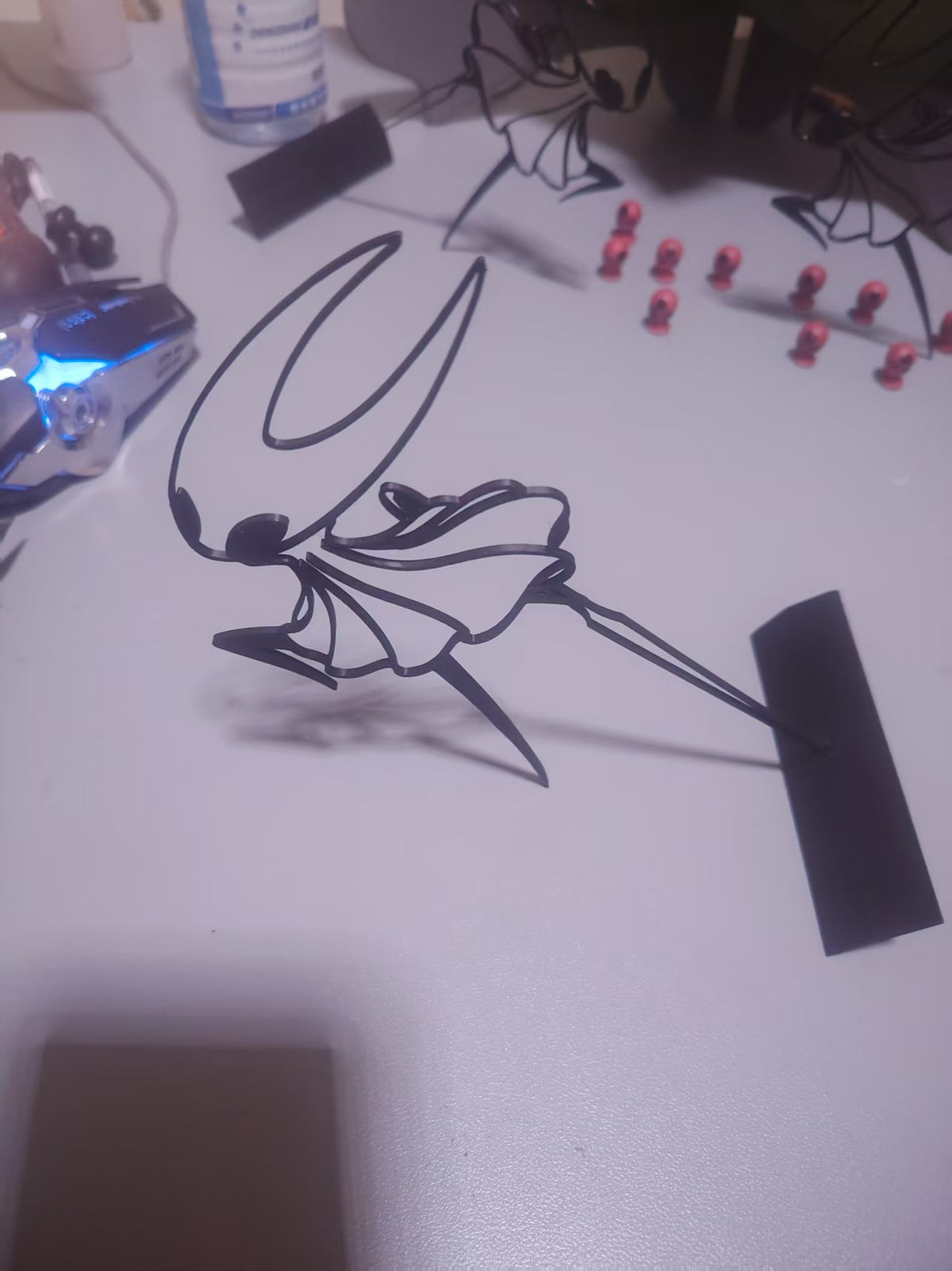 The Magic of Hallownest: Hornet Shadow Silhouette Art Figure