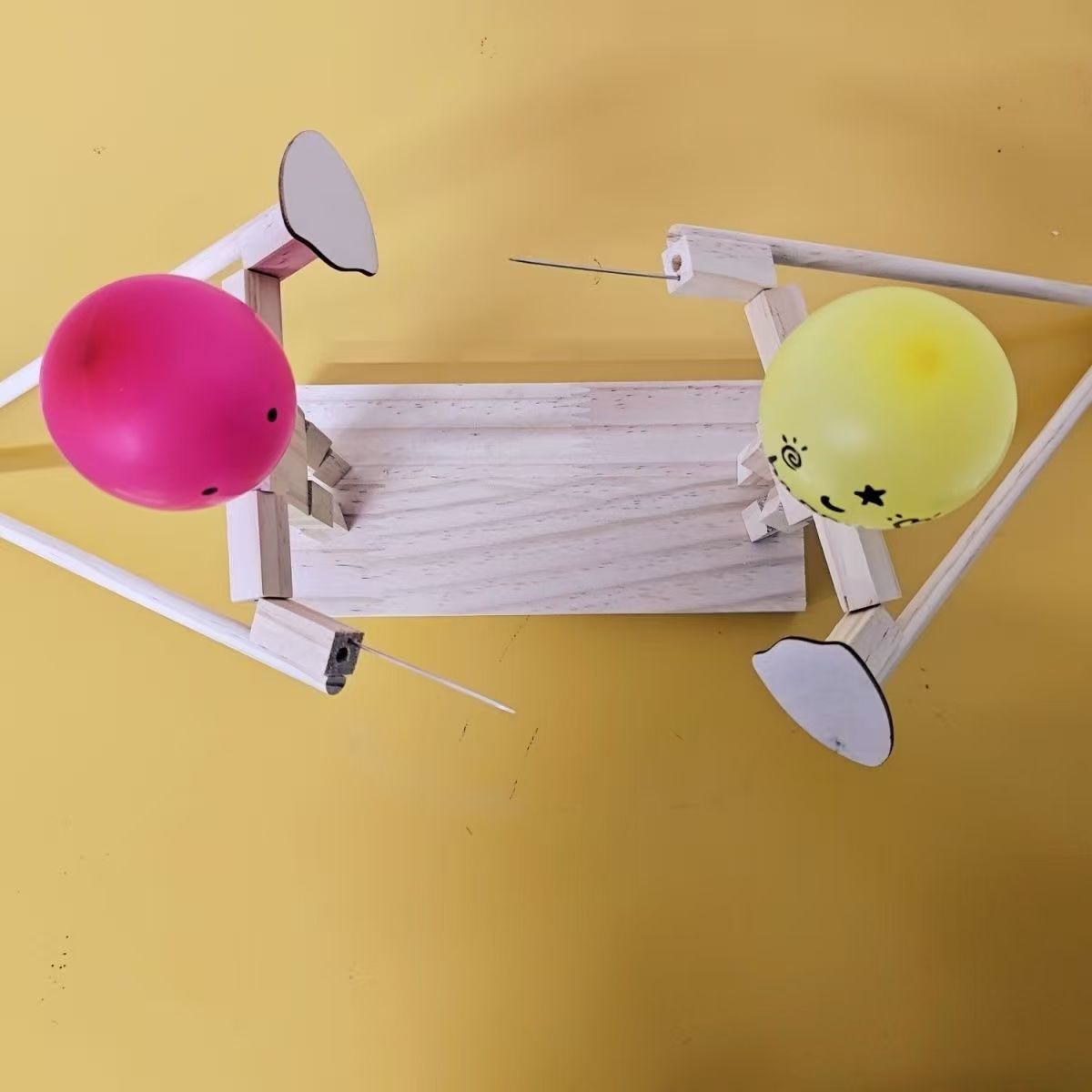 Viral Balloon Bamboo Man Battle - Ultimate 2-Player Party Game