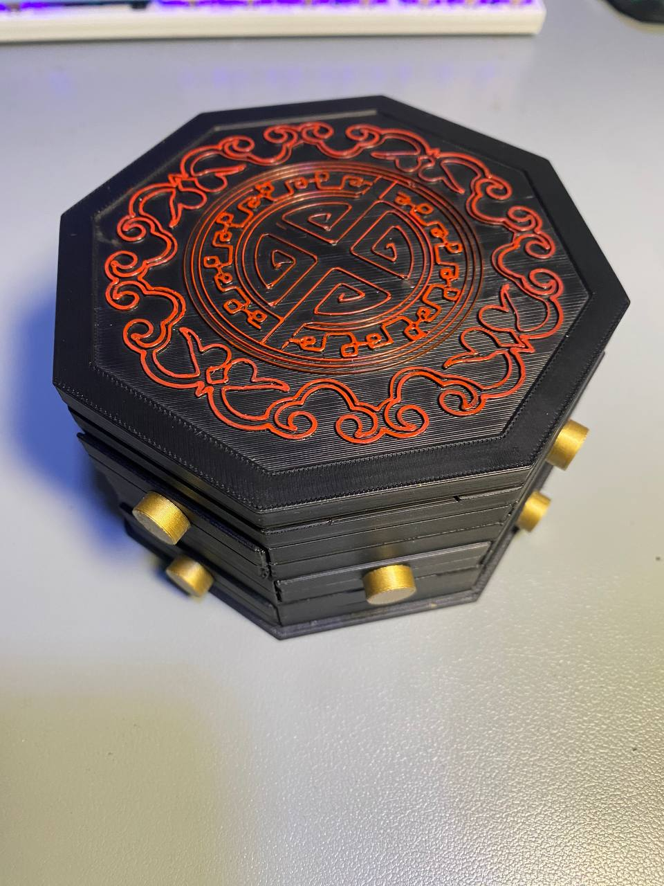 Handcrafted Mini Miracle Box | Functional Secret Jewelry Box with Drawers | 3D Printed Collectible