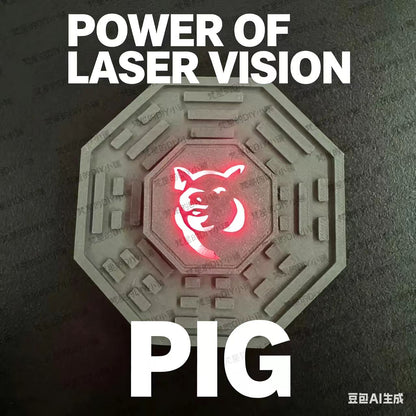 Upgraded Version - 12 Zodiac Talismans Set with Wireless Charging Disc