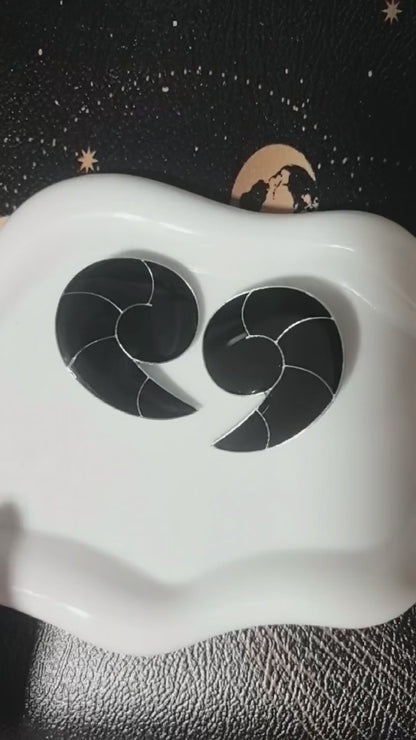 Goat Miraculous Hair Clips - Caprikid Cosplay Prop (Pair, Handmade Resin)