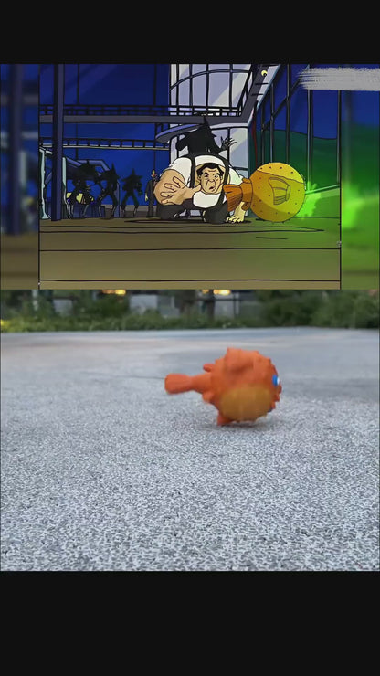 Uncle's Magic Pufferfish Prop | Jackie Chan Adventures Replica | Magnetic "Pew-Pew" Beam