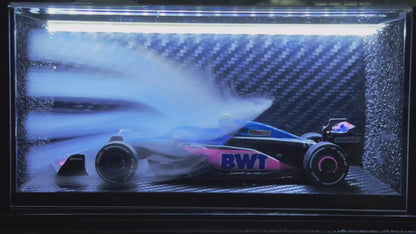 AeroStream Wind Tunnel: Dynamic Smoke Display Case for 1:43 & 1:64 Models (Handcrafted)