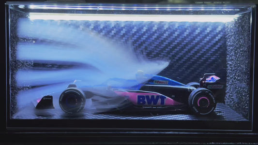 AeroStream Wind Tunnel: Dynamic Smoke Display Case for 1:43 & 1:64 Models (Handcrafted)