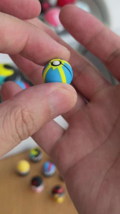 Miniature 15mm Poké Ball Replicas - Ultra Tiny Collectible Figures