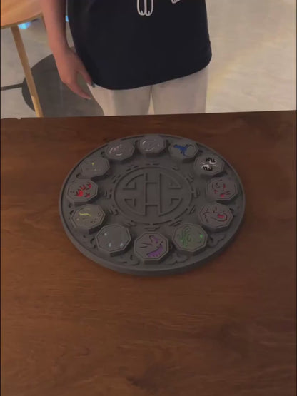 12 Mystic Artifacts: Interactive 1:1 Scale Zodiac Totems with LED Sensing