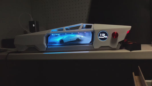 RindWind T1 Smart Wind Tunnel: App-Controlled Fog Display with Speedometer & Sound Effect