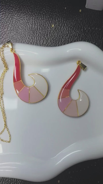 Rena Rouge Fox Miraculous Necklace - Upgraded Cosplay Prop (Handmade Resin)